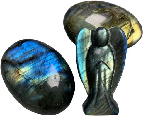 كريستال الملاك اللابرادوريت الملائكة تمثال الملاك حجر اللابرادوريت أحجار الملاك كريستال الملائكة بلورات الشفاء in Kuwait