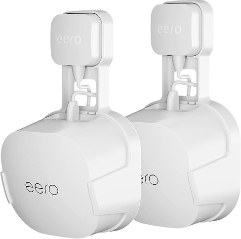 حامل تثبيت على الحائط بمنفذ COOLWUFAN لنظام eero 6 أو eero 6+ شبكة Wi-Fi [غير مناسب لشبكة eero]، لا توجد أسلاك فوضوية، حامل تثبيت سهل التركيب لنظام eero 6 & eero 6+ شبكة Wi-Fi (3 عبوات) in Kuwait