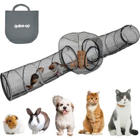 Cat Furniture for Indoor and Outdoor Playpen Portable Cat Tunnels, Kennel Enclosure,Portable Catio for Indoor Cats, Dogs & Small Animals,Easy Connected with Tents or Cubes,2 Packs. in Kuwait