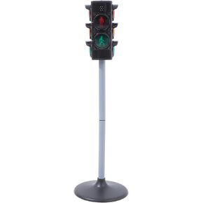 VICASKY 1Pc Adjustable Traffic Light Model Black Traffic Signal for Educational Safety Playing Realistic Design to Enhance Safety Awareness for Road Play and Curiosity