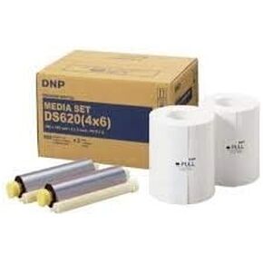 DNP 4x6 Dye Sub Media for DS620A Printer, Paper & Ribbon (Total of 800 Prints). Comes with Samples of Our Photo folders! (Eventprinters Brand)