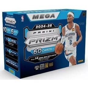 2024-25 Panini Prizm Basketball Mega Box (60 Cards/Box) Red Ice 2024-25 Panini Prism Basketball Mega Box (Pack of 60)