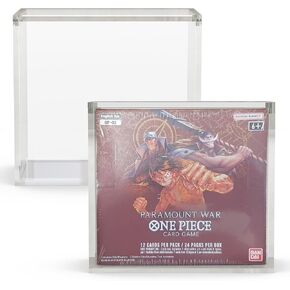 Acrylic Case Display for Bandai One Piece TCG Larger Booster Box English Version Pack of 1