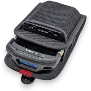 Holster for Zebra TC77 / TC78 Android Barcode Scanner Handhelds | Carrying Case with Integrated Belt Clip, Battery Pouch, Pen Holder