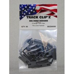 Track CLIP'Z for Lionel FASTRACK (50) Clips BDZ0050