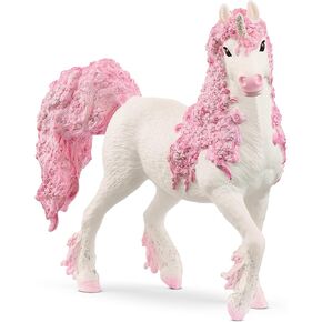 Schleich Bayala - Cute, 6" Flower Unicorn Mare Toy. Pretty, Pink Fantasy Action Figure for Girls and Boys. Fun, Imaginative Play Pegasus Fairy Figurine, Cool Mystical Toys for Kids Ages 5+, 70831