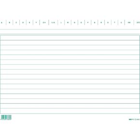 EDIPRO - E3363VE - 100 Green Striped Cards f.to 17x24