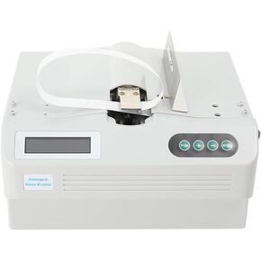 Intelligent Banknote Bundling Machine Currency Strapping Tool Currency Bundle Strapping for Bank Automatic Small Cross Binding Machine Paper Tape Money Strapping Bundling Money Packer 110V