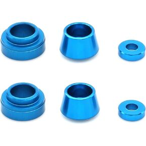 Compatible with Tamiya TT02 TT-02 1/10 RC Car Upgrade Parts Accessories Metal Steering Flange Sleeve Bushing Gasket RC Car Accessories