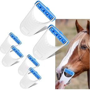 Horse Clippers, 6PCS Horse Clippers Grooming Horsehair Grooming Tools Matthew Shaver Thinning Comb Supplies Horsehair Clipper Suitable for Horses Pets