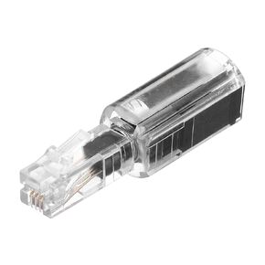 Meccanixity Phone Cord Detangler ، 360 ° الهاتف Detangler Devivel Antangle Landline ، 48 ملم ، أسود واضح
