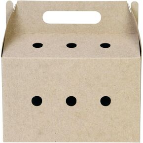 Disposable pet Carriers for Small animals-12 Pack. (Brown)