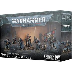 Games Workshop - Warhammer 40,000 Astra Militarum Krieg Command Squad Model Kit