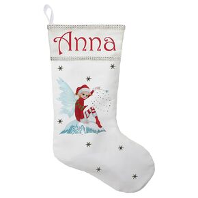 Fairy Christmas Stocking, Custom Fairy Stocking Present