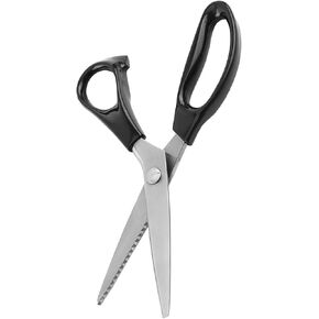 Pinking Shears Made of Stainless Steel with Triangular Edge, 7 Mm Cutting Teeth, Suitable for Professional and Private Sewing (7mm)