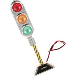 ARTIBETTER Miniature Traffic Signal Lamp Street Light Model for Car Interior Decoration Easy Installation LED Lighting Traffic Light Decor for Cars and Tables