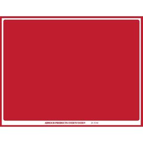 Armour Products Over N Over-Blank 11x8.5 Over N Over Reusable Glass Etching Stencil, Brown