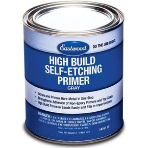 Eastwood High Build Self Etching Primer Gray Quart for Bare Metal True Acid-Etching Formula