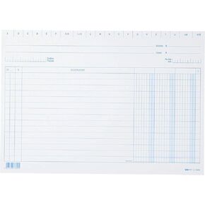 EDIPRO - E3369BL - 100 Cards with 3 Columns Blue f.to 17x24