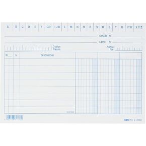 EDIPRO - E3133BL - 100 Cards with 3 Columns Blue f.to 10,5x15
