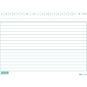 EDIPRO - E3246VE - 100 Green Striped Cards f.to 15x21