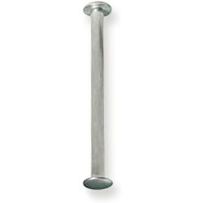 TruBind Aluminum Chicago Screw and Post Sets | 2-3/4 inch Post Length | 3/16 inch Post Diameter | Silver-Colored | 100 Screws and 100 Posts