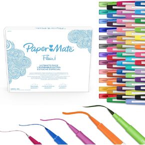 رفيق الورق Flair Felair Love Pens Ultimate Pack ، ويضم 5 أنواع مختلفة من الأقلام ، والألوان المتنوعة ، 60 عددًا