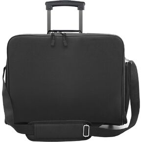 17.5" Foldable Laptop Carry-on Briefcase On Wheels, Under the Seat Personal Item Suitcase Compliant with Spirit, Frontier, American, Delta, Allegiant and More. 18x14x8 inches (45x36x20 cm)