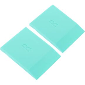 Angoily 2Pcs Durable Rubber Scrapers Wear Resistant Ink Squeegees for Graphic Textile Applications Reliable Tools for Hand Machine Use