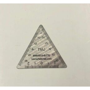 Stainless Steel Dental TMJ Triangular Ruler Instrument