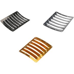 2pcs Aluminum RC Aircraft Fairing Heat Sink 73mm*62mm*0.5mm Black Universal(Black 120x99mm)