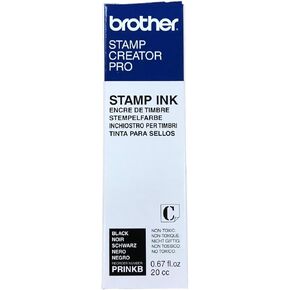 1/Pack Stamp Creator Rubber Stamp Ink Refill (Black) for Brother SC2000 StampCreator