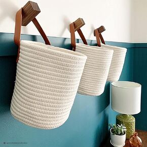 Solid Wood Hooks - Walnut - Set of 3