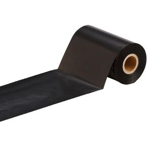 Thermal Transfer Ribbon - Wax 4.33" X 1476' (110mm X 450m) Black 24 Rolls/Case (ZEBRA Printer)