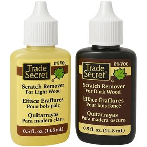 Trade Secret Scratch Remover Mini Pro Set – Restore & Conceal Scratches on Dark & Light Wood Furniture and Flooring – Coconut Oil-Based Formula