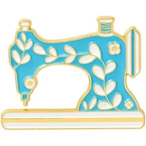 New 2026 Fabric Sewing Enamel Pins Kit Custom Scissors Glue Maichine Tape Badges Lapel Jewelry Gift for Friend Fashion Accessories Creative
