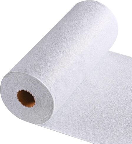 New Upgraded Heavy Weight White Iron-On Non-Woven Fusible Interfacing 11.8" x 30.6 Yards Non-Woven Interfacing Iron On Polyester Single-Sided Interfacing for Crafts Supplies(Heavy Weight) in Kuwait