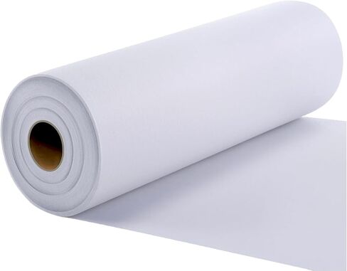 New Upgraded Heavy Weight White Iron-On Non-Woven Fusible Interfacing 11.8" x 30.6 Yards Non-Woven Interfacing Iron On Polyester Single-Sided Interfacing for Crafts Supplies(Heavy Weight) in Kuwait