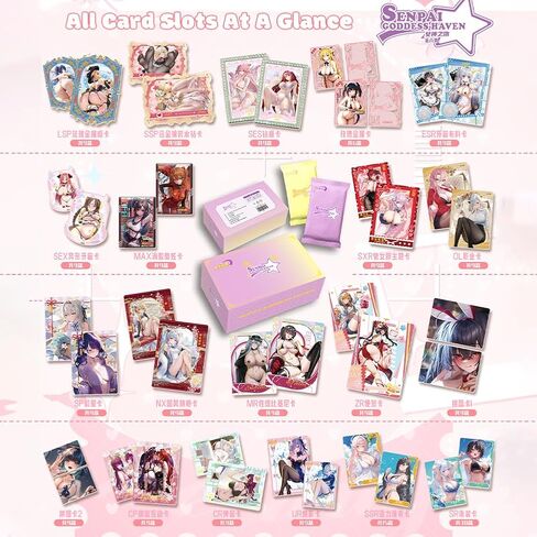 MEIKA Series - Senpai Goddess Haven 6 Series - 1 Box - Anime Girl Card Collection Waifu Cards (NSZW06) in Saudi Arabia