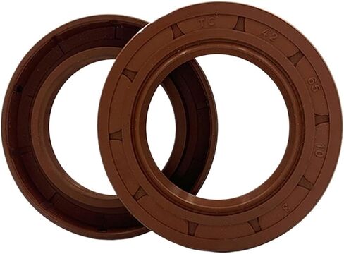 1/2PC ID 19 MM Oil Seal Skeleton Brown Fluoro FKM Fluorine Rubber Hydrauli Spring TC Ring Gasket 19x28x7 19x30x5 19x30x7(19x28x7 2PCS) in Kuwait