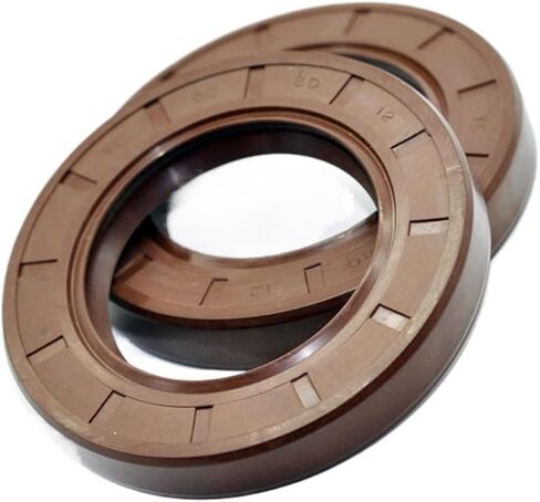 1/2PC ID 19 MM Oil Seal Skeleton Brown Fluoro FKM Fluorine Rubber Hydrauli Spring TC Ring Gasket 19x28x7 19x30x5 19x30x7(19x28x7 2PCS) in Kuwait