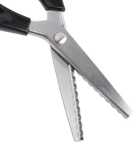 Fabric Deco Round Pinking Shears Scissors C 3 5 7mm of These Pinking Shears Are Ergonomically for Comfortable Reducing Round EdgePinking Shear 5 7mm (7mm) in Saudi Arabia