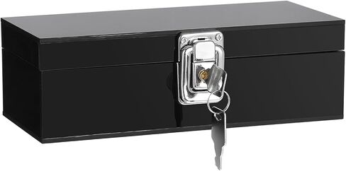 صندوق أكريليك نقدي مع Lock Black Money Holder Organizer Small Money Holder for Bill Coins ، 7 × 3.1 × 2.3 بوصة in Kuwait