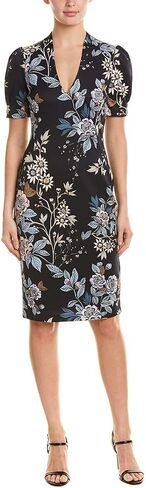 Vince Camuto Women's Printed Sheath Dress, Navy, 8 in Saudi Arabia