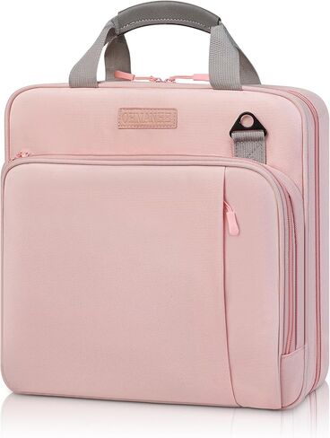 3 رنين السوستة رنين مع حزام الكتف ، متين 500 ورقة سعة 2 بوصة zip up المجلدات ، حقيبة الموثق متعددة الجيب مع السوستة والكتب والكمبيوتر المحمول لطلاب المدارس والمكاتب in Kuwait