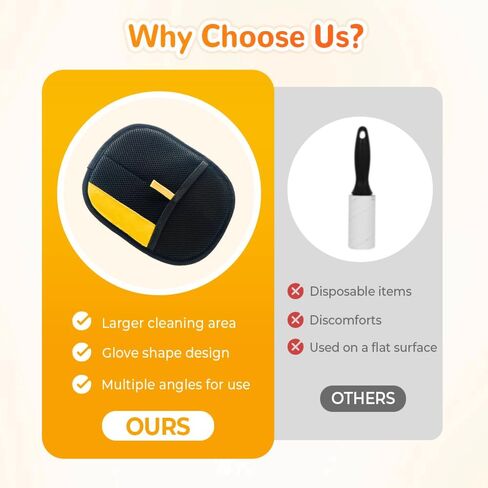 soputry Pet Hair Remover Gloves, 2025 New Electrostatic Gloves Pet Hair Glove Reusable Cat Grooming Hair Mitt Glove in Saudi Arabia