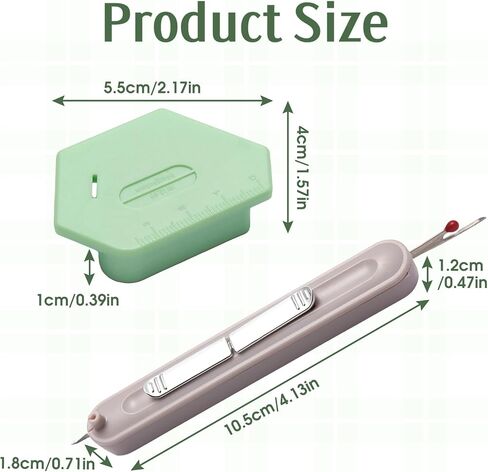 Magnetic Seam Guide for Sewing Machine，Polygonal Multifunctional Graduated Guide Plate with 2 Needle Threader, Sewing Machine Accessories and Supplies in Saudi Arabia