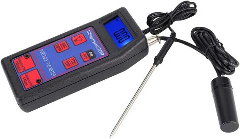 Portable 2 in 1 Salinity Temperature Meter High Accuracy Water Quality Tester for Laboratory Swimming Pool Hydroponics Plastic 16.5x7.5x5cm in Saudi Arabia