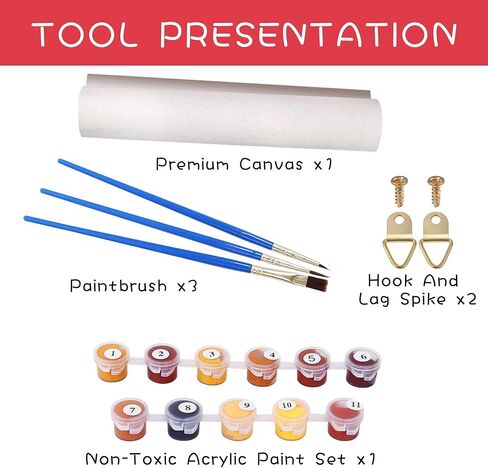 SKRYUIE Paint by Numbers African Woman for Adults, Acrylic Oil Painting by Numbers Kits African American for Beginner with Paintbrushes Brushes Paintwork Art Crafts Canvas for Home Decor 16x20 inch in Kuwait