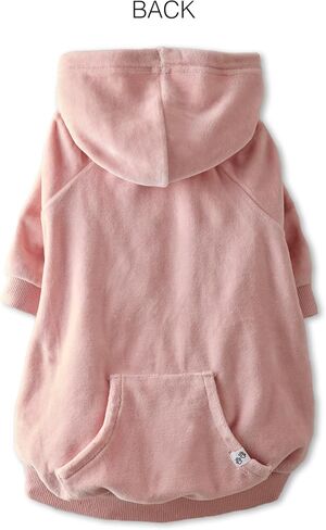Velour Dog Pet Hoodie Coat for Small, Medium and Large Dogs, Sage, X-Large in Kuwait